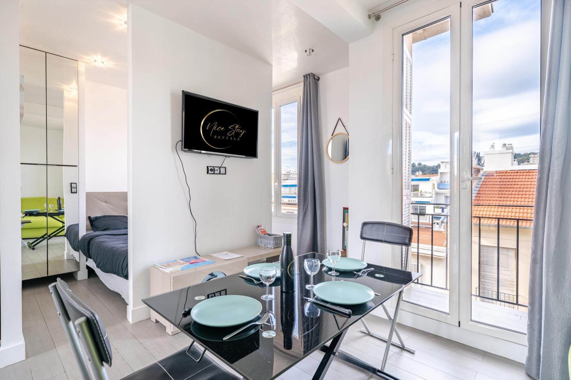 Top Floor Terrace - Dernier Etage Terrasse Cosy Nice Buitenkant foto